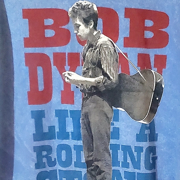 BOB DYLAN LIKE A ROLLING STONE VINTAGE STYLE T SHIRT. MENS Sz:L 100% COTTON. - Picture 2 of 8
